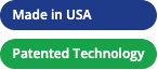 Made In USA Patented Technology